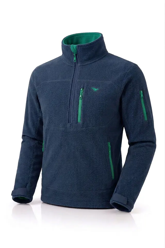 Half-zip fleece, navy